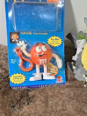 M&M'S Orange Clip-On Candy Dispenser Figure with White Shoes